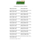 thumbnail of Wasserlösliche Etiketten 70,0 x 70,0 mm(Anzahl Bögen /VPE: 25)