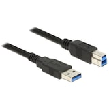 thumbnail of Delock USB-Kabel USB 3.2 Gen1 (USB 3.0 / USB 3.1 Gen1) USB-A Stecker, USB-B Stecker 2.00 m Schwarz v