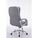 thumbnail of Décoshop26 - Fauteuil de bureau ergonomique et confortable jusqu'à 235 kg en tissu gris et métal chromé 10_0002404