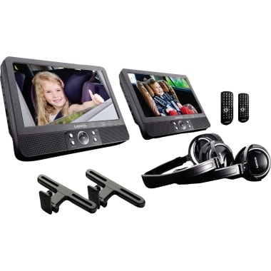 Lenco DVD-Player-Set DVP-939 2098938 2x9Zoll KFZ-Halterung sw