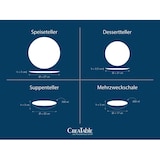 thumbnail of CreaTable Neapel Sand Tellerset 16-tlg Steinzeug