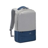 thumbnail of rivacase 7562 grey/dark blue anti-theft Laptop backpack 15.6