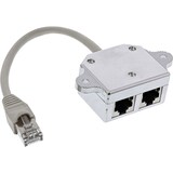 thumbnail of InLine® ISDN Port-Doppler, 1x RJ45 Stecker an 2x RJ45 Buchse, mit Kabel