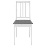 thumbnail of Chaises à manger avec coussins lot de 4 blanc bois solide Modèle Vega StudioDesk Ligne