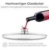 thumbnail of KLAMER Bräter mit Deckel 38 cm, backofengeeignet, 8,5L XXL Bräter mit Deckel, mit 4L Deckelpfanne, für alle Herdarten inkl. Induktion, Edelstahl Brät…