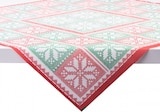 thumbnail of Sovie HORECA Tischdecke Chriss in Rot-Grün aus Linclass® Airlaid 80 x 80 cm, 20 Stück - Mitteldecke Weihnachten