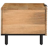thumbnail of Mesa de centro marrón 80x50x40 cm madera maciza mango
