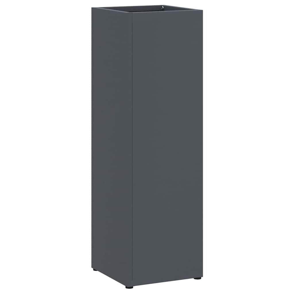 vidaXL Sonnenschirmhalter Anthrazit 15,5 x 15,5 x 49 cm Metall