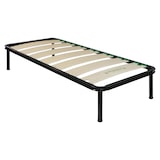 thumbnail of Rete letto ortopedica a doghe larghe in faggio singola 80x190 con telaio in metallo, per letto singolo una piazza - Comprarredo