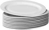 thumbnail of METRO Professional Plato llano Fine Dining, porcelana, 21.5 cm, ovalado, blanco, 10 unidades