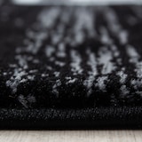 thumbnail of Teppich Kurzflor Mäander Modern Waschbar Strapazierfähig Esszimmer Flur OEKO-TEX Schwarz 160x230 cm Gekettelt – ASPEN von Kadima Design