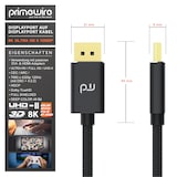 thumbnail of Primewire 8K Premium DisplayPort 1.4 Kabel - DP 1.4 - 7680x4320 @ 60 Hz - 1m