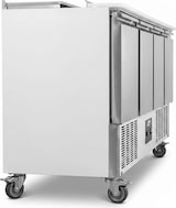 thumbnail of Romux® Saladette und Pizzatisch 3 Türen 135x70 cm für GN-Behälter | Kühltisch von Pizzen und Salaten