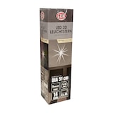thumbnail of 3D LED Stern zum Hängen Weihnachtsbeleuchtung DIA 51cm Außen Batterie