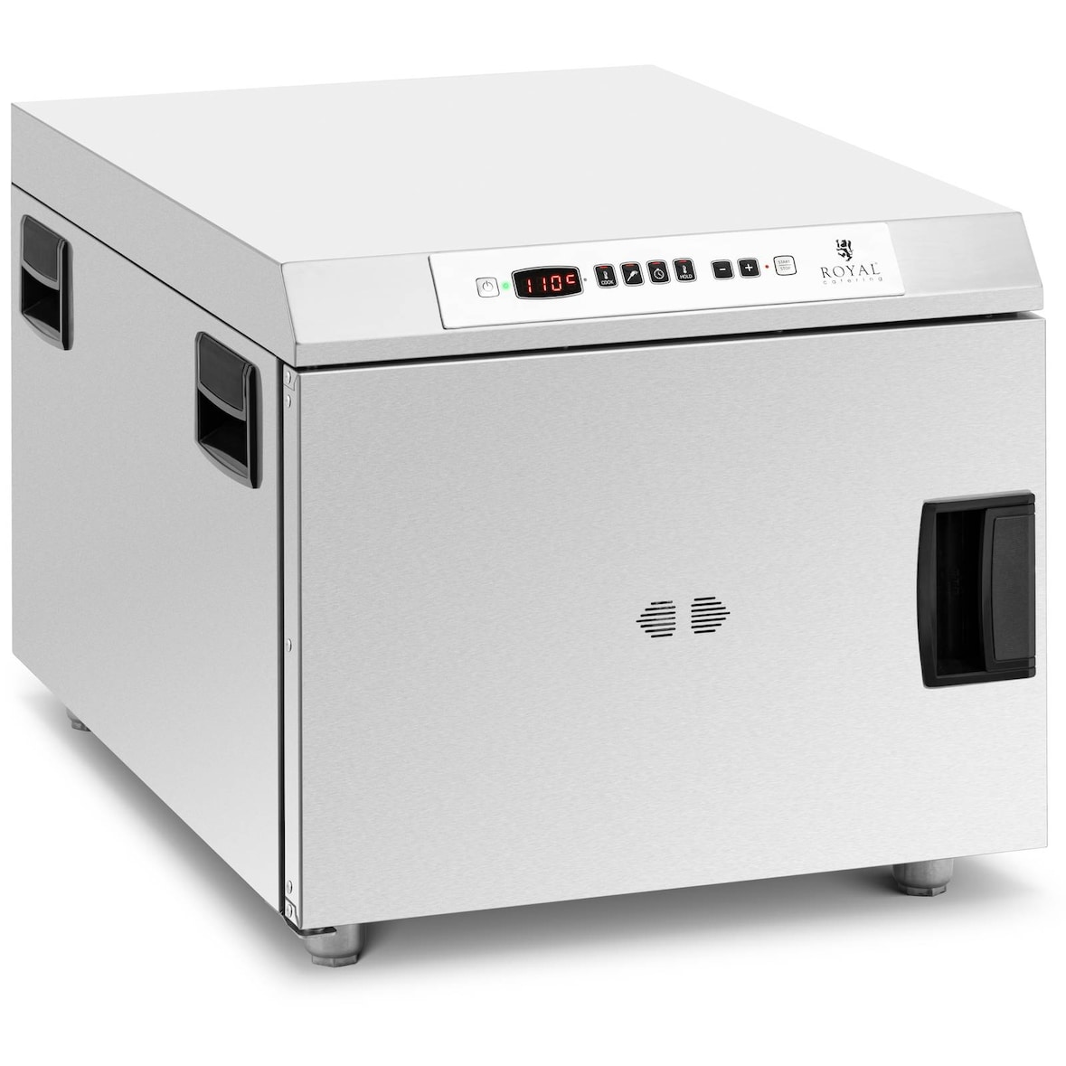 Royal Catering Niedertemperaturgarer - mit Temperaturfühler und Timer - GN 1/1 -