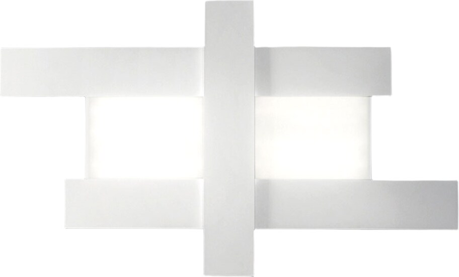 DOHA P/G 50W LED-Deckenleuchte 4470lm 3000K Weiß - Innendeckenleuchte aus Aluminium und doppelseitigem Methacrylat - Gealuce