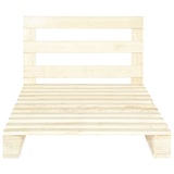 thumbnail of vidaXL Bedframe pallet massief grenenhout 90x200 cm