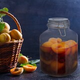 thumbnail of Relaxdays 3 Liter Einmachglas, zum Konservieren, Gastro, Bügelverschluss, Gummiring, luftdicht, XXL Einweckglas, klar