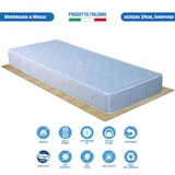 thumbnail of Materasso ignifugo per bed e breakfast, hotel e alberghi a molle bonnel singolo 80x190 certificazione 1IM altezza 19 cm  - Comprarredo