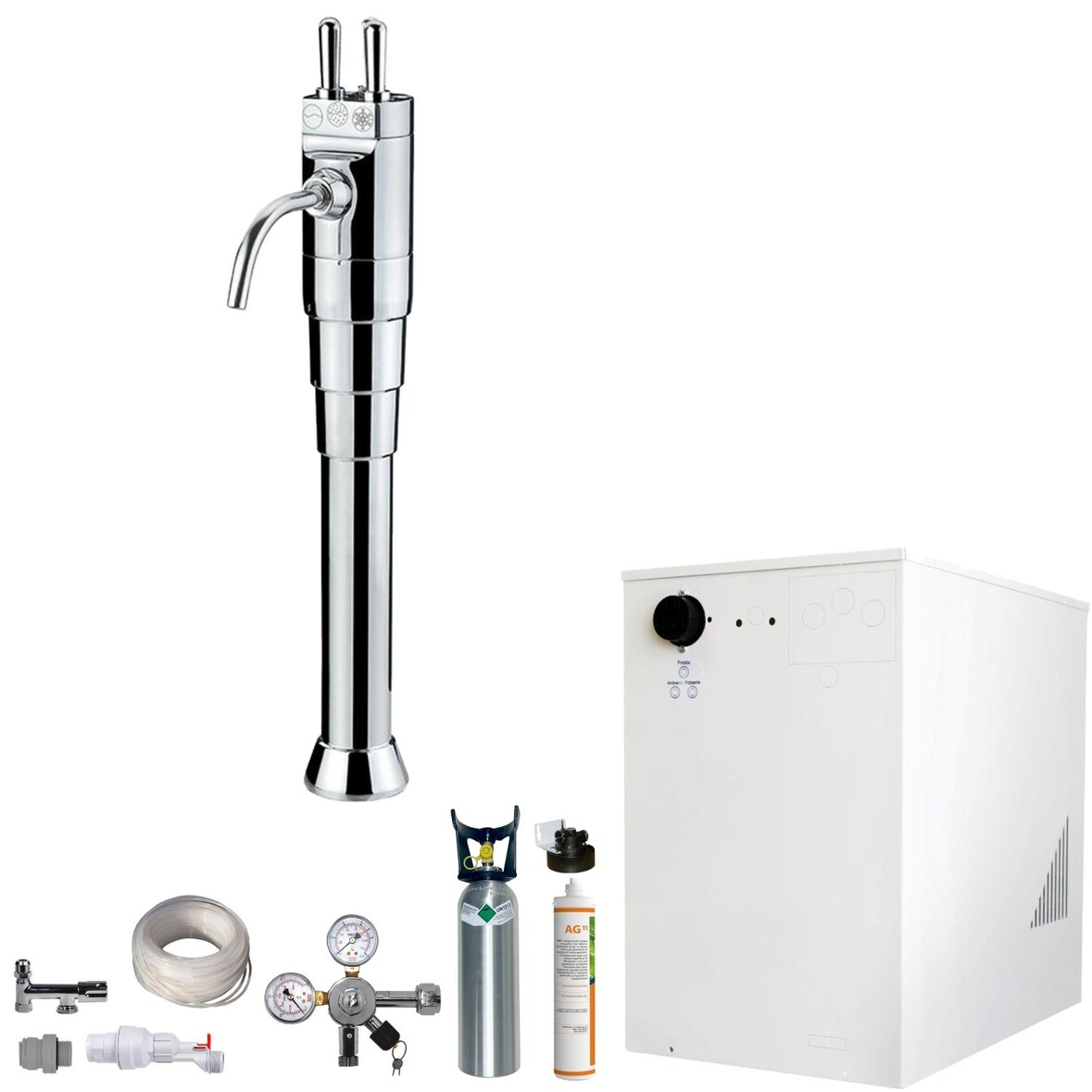 Tafelwassergerät BieTal BT-30U Kühlung Schanksäule mit Hebel Filter 2Kg CO2