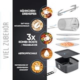 thumbnail of Balter Heißluftfritteuse HL-1200, Friteuse, 12 Liter, Mini Backofen, LCD Display, 10 Programme, inkl. Rezeptheft