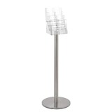 thumbnail of Edelstahl-Prospektständersystem »Q« mit Prospekthalter für 4x DIN A4