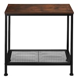 thumbnail of tectake Mesa de apoio Filton  Madeira Industrial Escura, Rústica