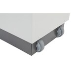 thumbnail of PROREGAL Feuersicherer Wertstoffsammler Connector Bin mit Hebedeckel | 55 Liter, HxBxT 81,6x30,3x45,2cm | Aluminium | Anthrazit / Grau