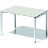 thumbnail of Schreibtisch Cito BxTxH 120x80x65-85cm grauweiß Gestell verkehrsweiß