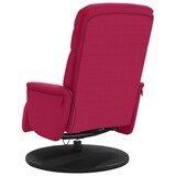 thumbnail of vidaXL Massagesessel mit Fußteil Weinrot Samt