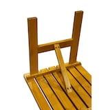 thumbnail of METRO PROFESSIONAL Bierzeltgarnitur Freistadt 3-tlg., Kiefernholz, 2 Bierbänke 150 x 41 cm, 1 Biertisch 150 x 73 cm, braun