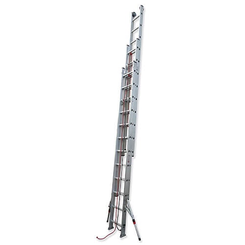 Escalera Triple de Extensión a Cuerda TR3C-3.5 de 12x3 Peldaños