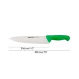 thumbnail of ARCOS Serie 2900 - Professioneel Keukenmes 25 cm Staal NITRUM. Groen