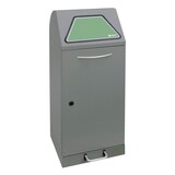 thumbnail of Abfalltrennung Modul-Vario 75 graualu-struktur, verz. Innenbehälter, 75 Liter, Trethebel