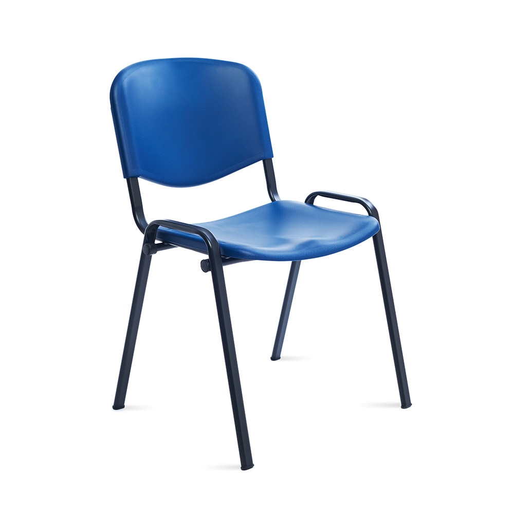 Rocada silla e polipropileno pvc. azul