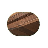 thumbnail of COSTWAY Ponte per laghetto, ponte da giardino, ponte in legno con doppia ringhiera a mezza ruota, ponte decorativo