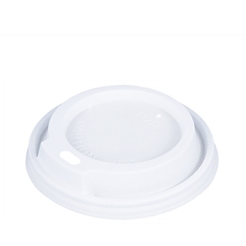 PAPSTAR 1000 Dom-Deckel, PS rund Ø 8 cm · 1,8 cm weiss