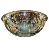 thumbnail of PROREGAL Vier-Wege-Bobachtungsspiegel mit 360° Blickwinkel aus Acrylglas | Kugelspiegel mit extremer Weitwinkel-Wirkung | HxBxT 90x90x34cm