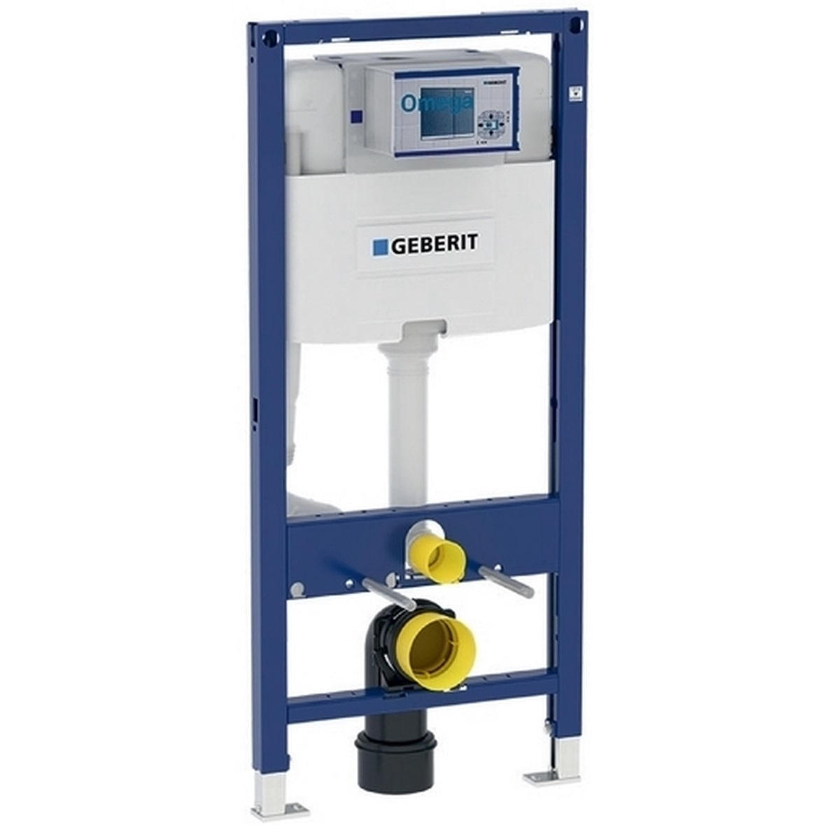 Geberit Duofix WC-Element mit Omega UP-Spülkasten 120mm, Betätigung vorne, Bauhöhe 1120 mm