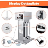 thumbnail of Leevot Insaccatrice Elettrica per Salsicce, 9 Velocità, 10L, Verticale, Acciaio Inossidabile con 4 Tubetti, Casa e Commerciale