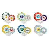 thumbnail of Excelsa service 18 assiettes Corfu' porcelaine multicolore