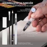 thumbnail of ECD Germany Aquarellfarben Set 48 Farben, tragbare Box mit Pinseln, Bleistift & Zubehör, Malkasten für Anfänger & Profis, Wasserfarben Set für