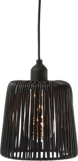 thumbnail of LED Lampenschirm Korboptik Hängeleuchte aus Kunststoffseil Terrasse Balkon 15cm