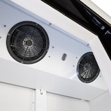 thumbnail of GastroHero Getränkekühlschrank ECO 1000 schwarz mit Schiebetüren, LED-Innenbeleuchtung & Leuchtaufsatz