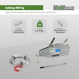 thumbnail of Seilzug 800kg Greifzug Seilwinde Forstseilwinde Offroad Winde 0,8 t to 20m Seil