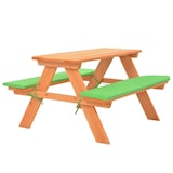 thumbnail of vidaXL Kinder-Picknicktisch mit Bänken 89x79x50 cm Massivholz Tanne : Farbe - Braun
