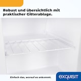 thumbnail of Exquisit Mini-Gefrierschrank, Gefrierschrank klein, 33 Liter, 4-Sterne-Gefrierfach, Kompakt, Temperaturregelung, GB505-040E weiss