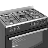 thumbnail of Wiggo WO-E903B(BX) Vrijstaande Gasfornuis - 90 cm - Zwart
