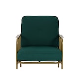 thumbnail of METRO PROFESSIONAL Outdoor Sofa Lounge-Set, 3-tlg., Stahl/Polyester, 2 Sessel, 1 Tisch, olive/gold