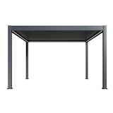 thumbnail of Weide E-Deluxe Plus | elektrische Pergola mit LED | Voll Aluminium | 4 x 4 M | motorisiertes Lamellendach anthrazit